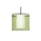 Besa Lighting Pahu 12 Stem Pendant, Trans. Olive/Opal, Bronze Finish, 1x100W Incandescent 1TT-L18407-BR - alternate 1